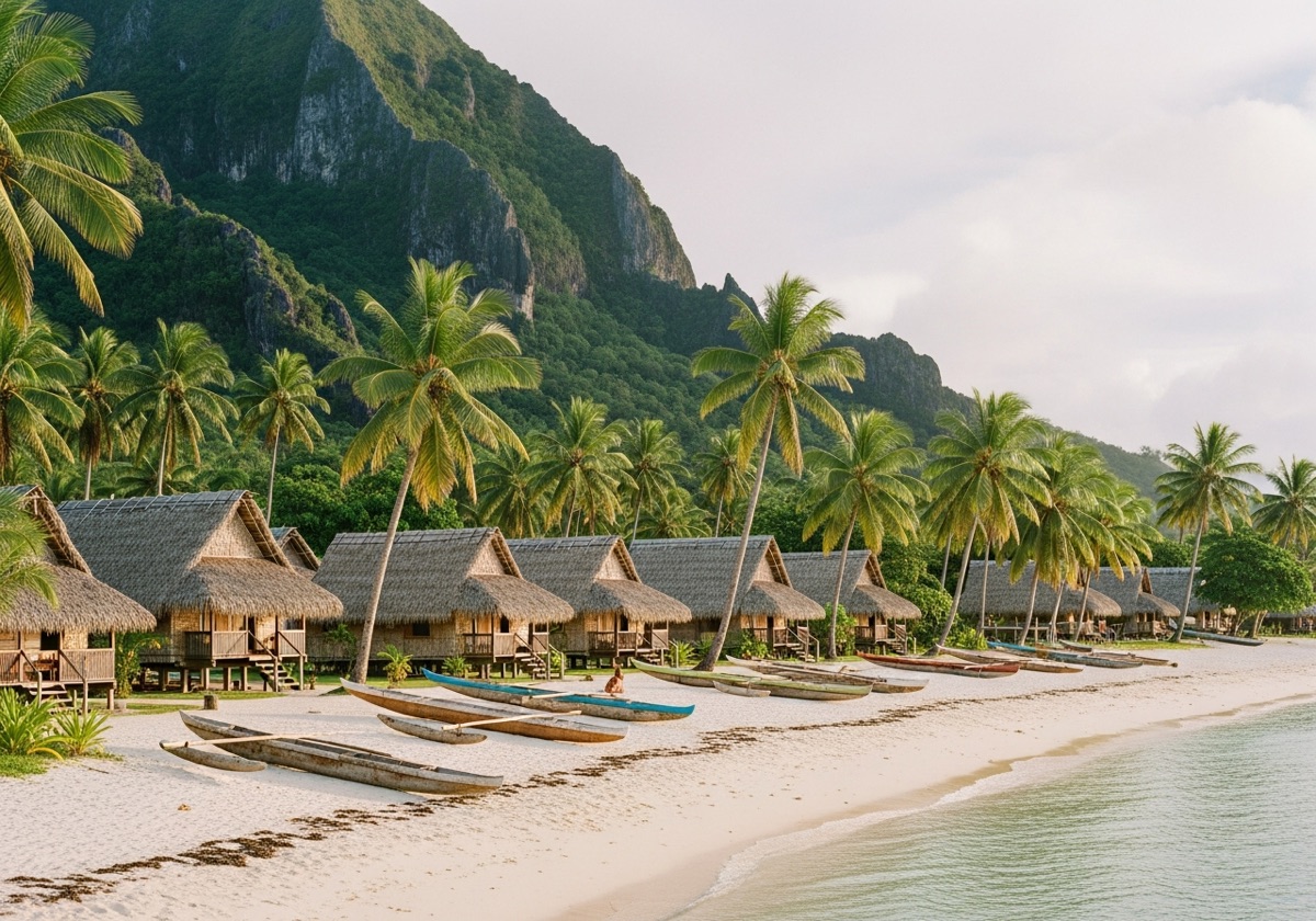 Illustrative island scene, Fiji