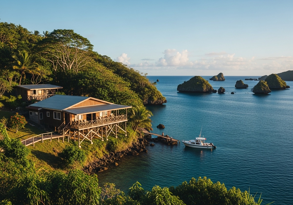 Illustrative island scene, Tonga
